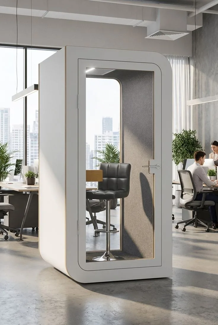 Budka telefoniczna w open space